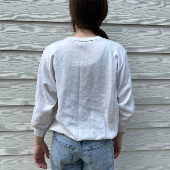 Vintage 90's Floral Print Crewneck Sweatshirt - Picture 2 of 4